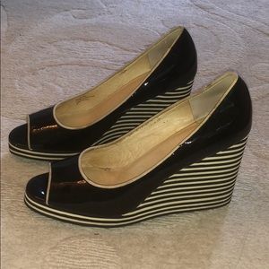 Michael Kors Striped Wedges